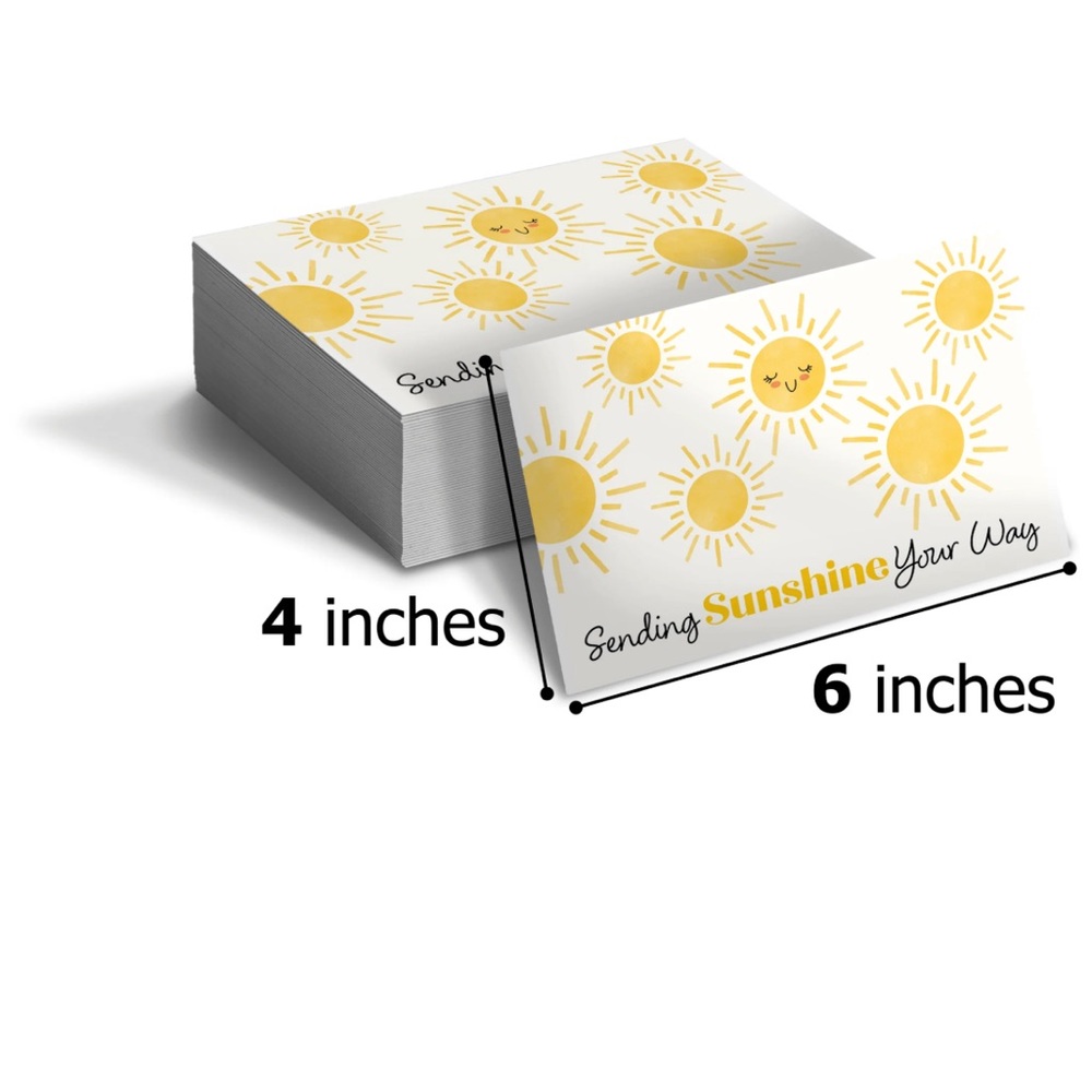 ☀️25 Premium Cardstock - 4 x 6 inch